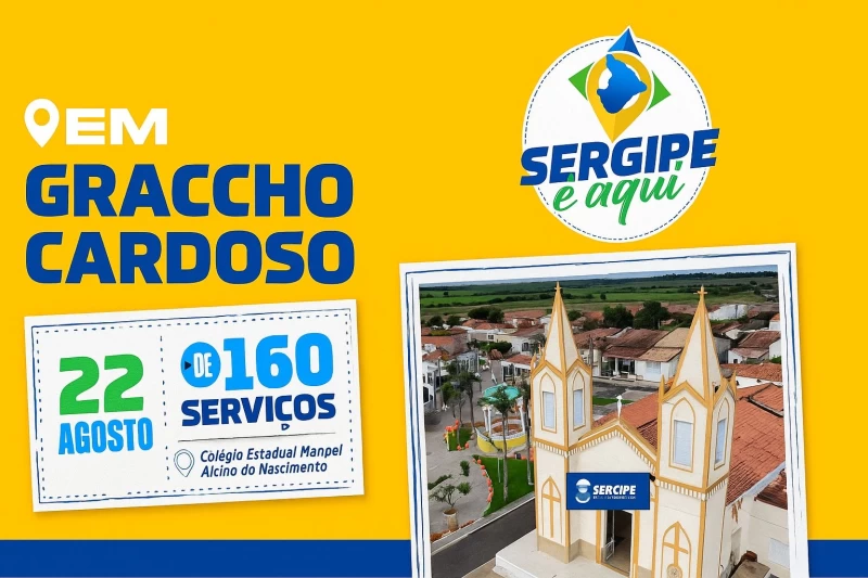 Sergipe é Aqui leva mais de 160 serviços para a população de Graccho Cardoso