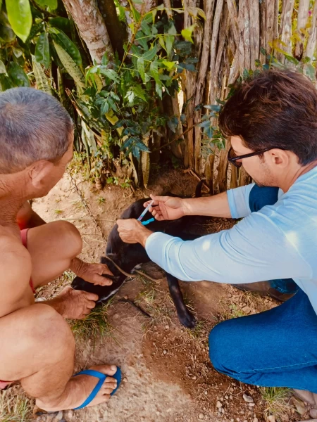Campanha de Vacinação Antirrábica 2025 tem início em Graccho Cardoso