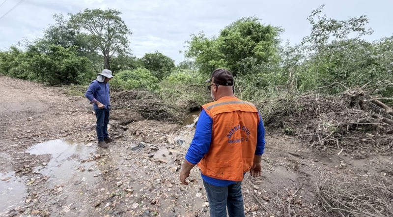 DEFESA CIVIL E SECRETARIA DE OBRAS REALIZAM VISTORIAS APÓS FORTES CHUVAS EM GRACCHO CARDOSO