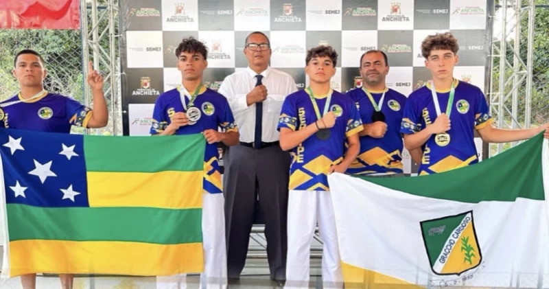 Atletas de Graccho Cardoso conquistam medalhas no Campeonato Brasileiro de Karatê CBKO