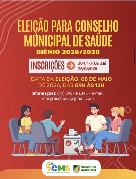 ELEIÇÃO PARA O CONSELHO MUNICIPAL DE SAÚDE 2026/2028