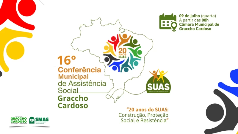 Graccho Cardoso realiza 16ª Conferência Municipal de Assistência Social com foco nos 20 anos do SUAS
