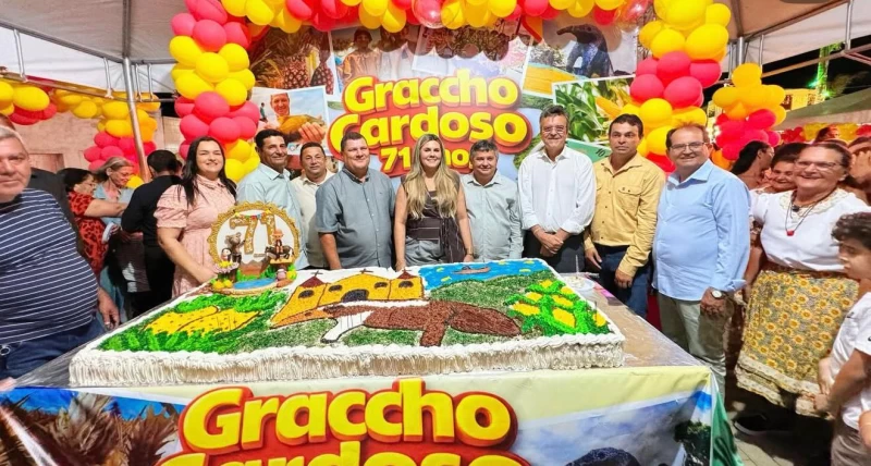Graccho Cardoso celebra 71 anos com avanços, trabalho e desenvolvimento