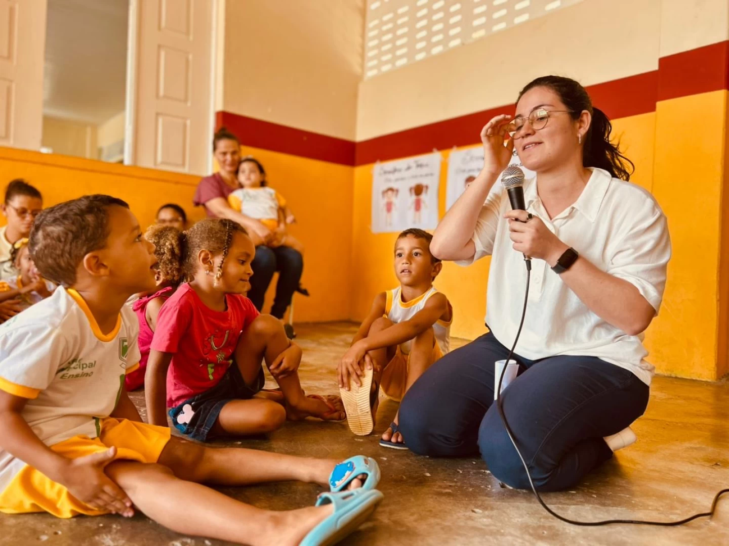 Prefeitura de Graccho Cardoso promove palestra “Semáforo do Toque” para conscientização e proteção das crianças