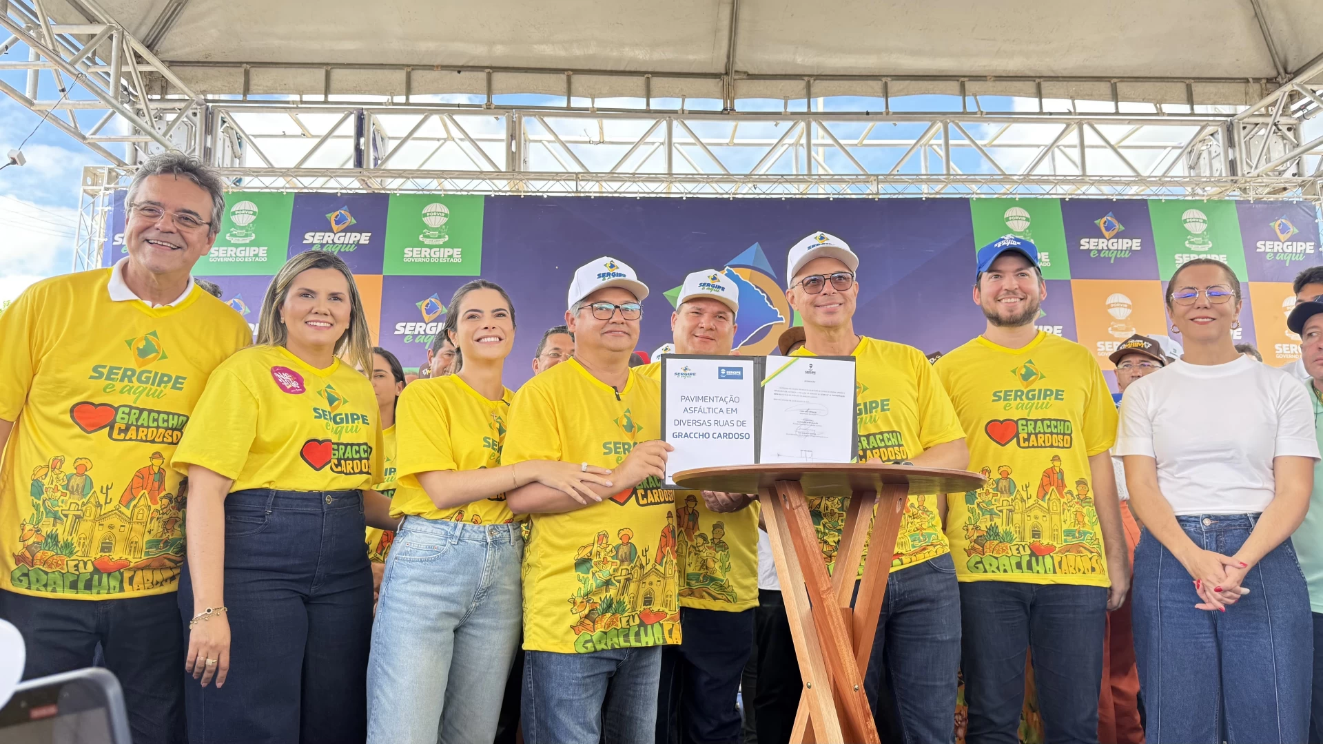 55ª edição do “Sergipe é Aqui” leva cidadania e serviços a Graccho Cardoso