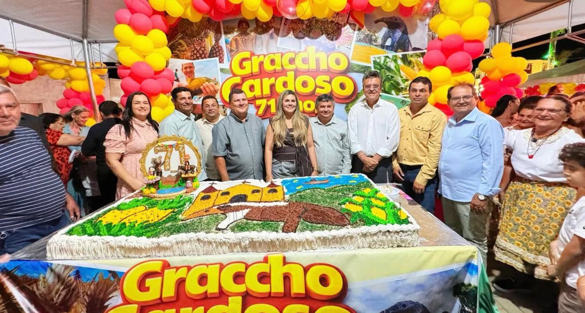 Graccho Cardoso celebra 71 anos com avanços, trabalho e desenvolvimento