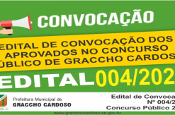 EDITAL DE CONVOCAÇÃO Nº 004/2020